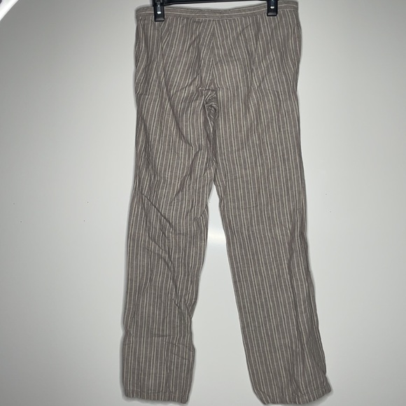 Victorias Secret Linen Blend Pants Striped sz 0 - Picture 5 of 5